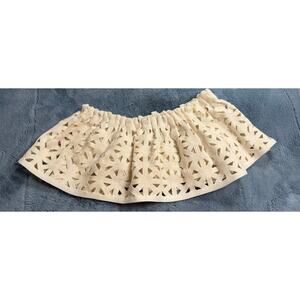 Gipsy Queen Tube Top‎ Off White Cut Outs Size MEDIUM